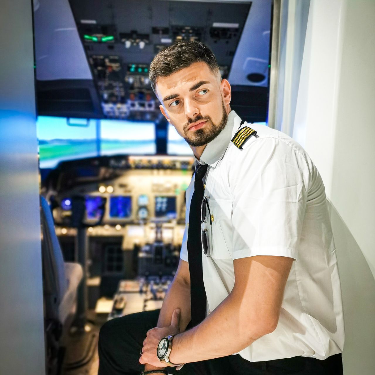 Kirill Shulga on set